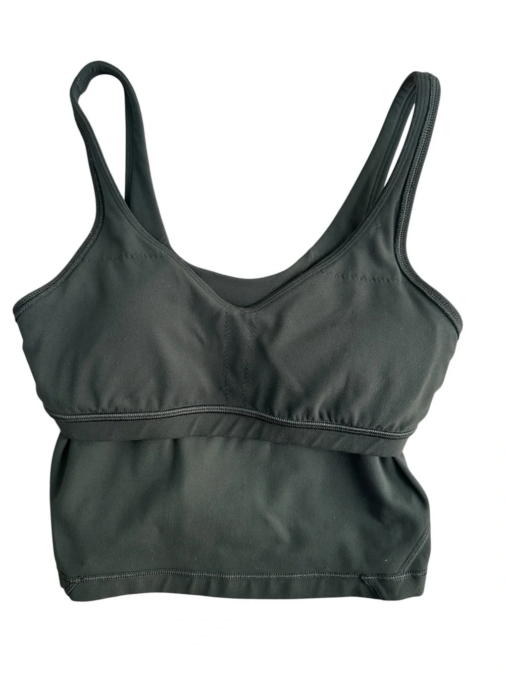 Lululemon Align Tank Olive Green Size 4 W1CW4S Nulu Activewear